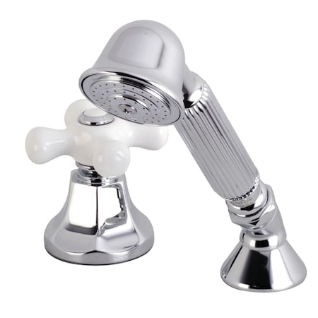 Kingston Brass KSK4301PXTR Transfer Valve Set For Roman Tub Filler, Polished Chrome KSK4301PXTR